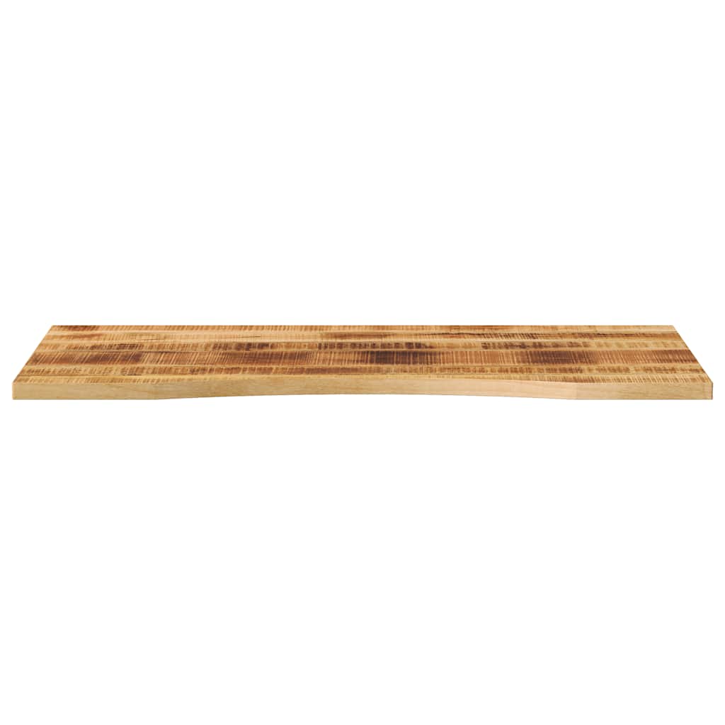 Maison Exclusive - Dessus de bureau avec courbe 140x50x2,5 cm manguier massif brut - 3