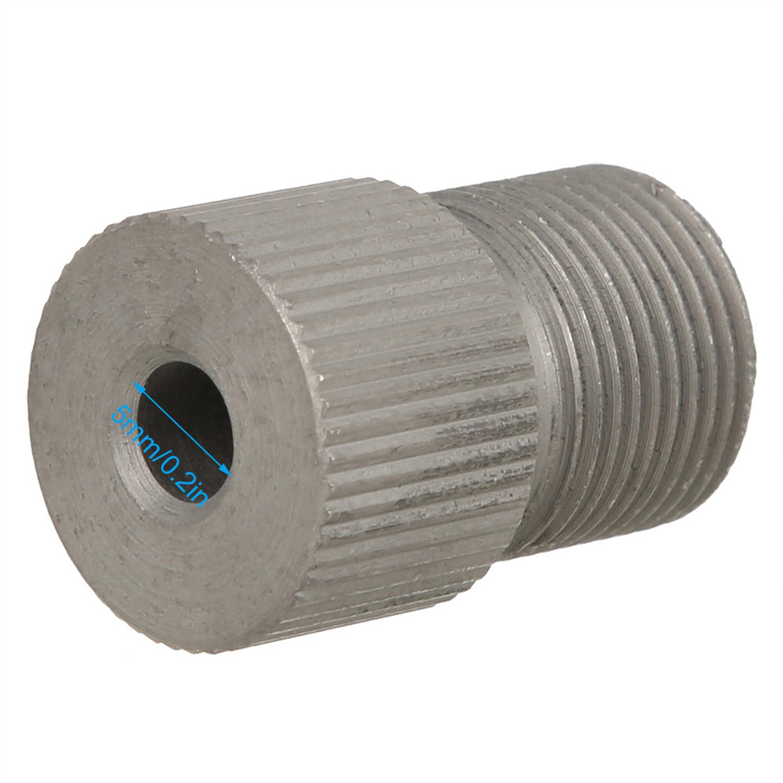 3 pezzi adattatore per mandrino da 5 mm per trapano, accessorio per punte da trapano per lavorazione del legno - 2