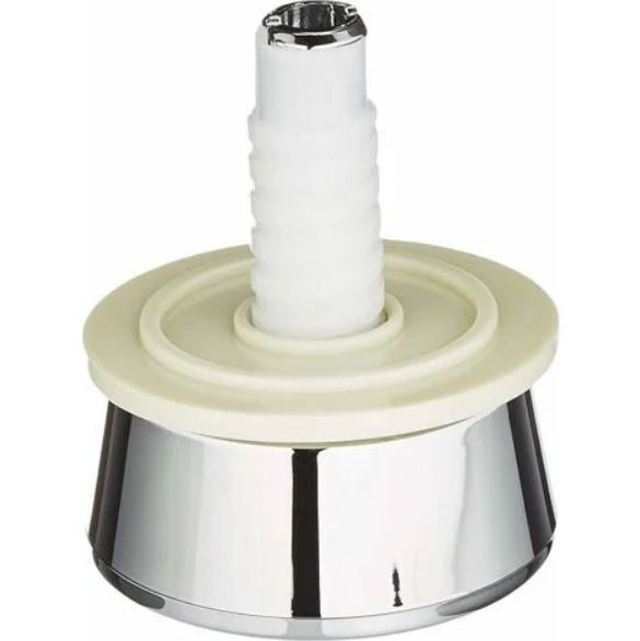 Wirquin 19008001 Jollyflush 19008001-Pulsante Cromato per WC a Doppio