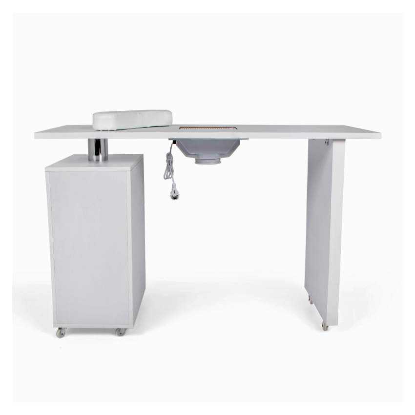 Tavolo estetista manicure unghie ventola aspiratrice cassettiera ruote Rodart - 6