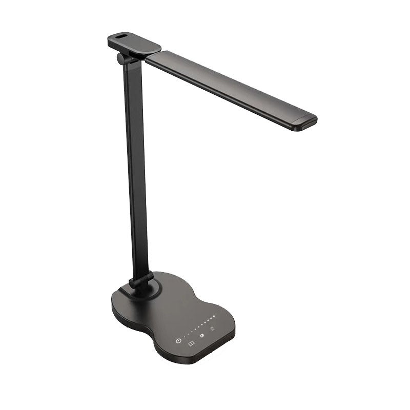 Lampka nocna LED z dotykowym sterowaniem, model wtykany, czarna + kabel USB + regulacja barwy światła z timerem