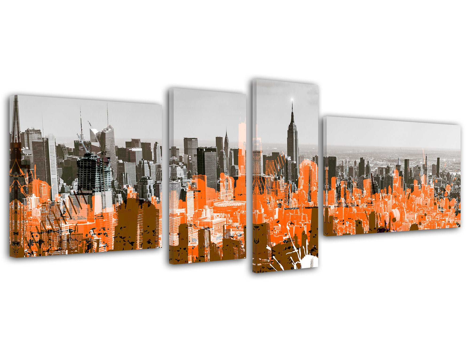 DECLINA, Tableau toile imprimée, Tableau toile deco lettrage Brooklyn, 80x30 cm | Leroy Merlin