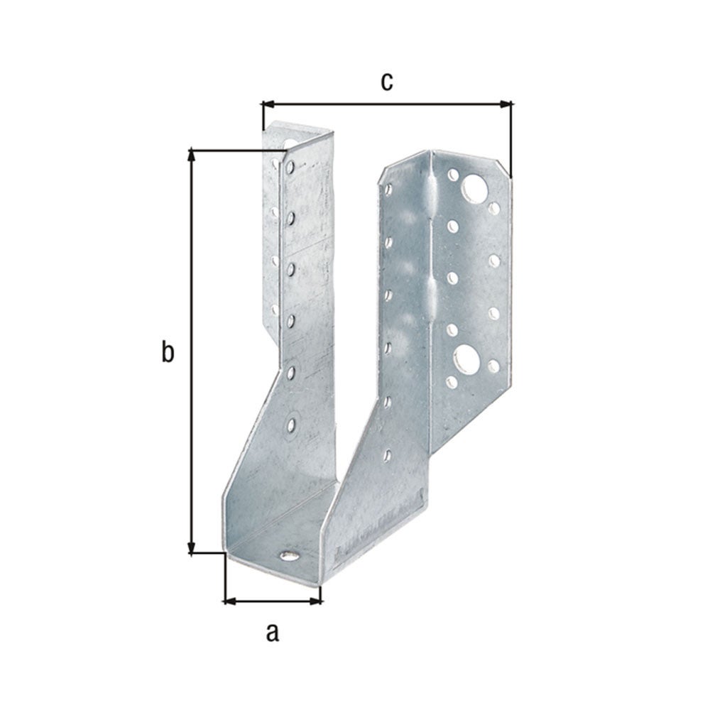 sabot support U ailes extérieurs 40x140 Galva Alberts - 353773 - 2