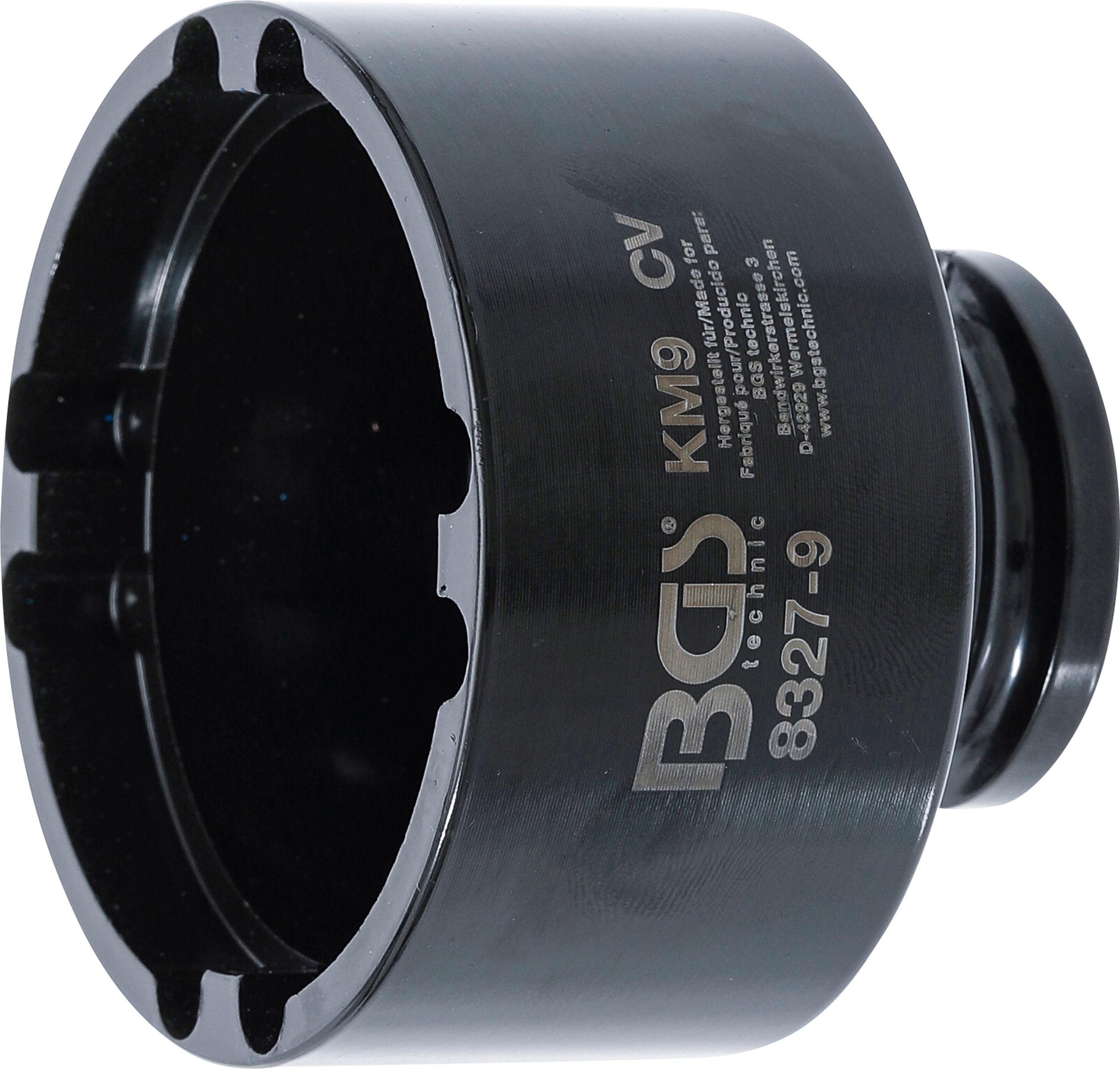 Klucz do nakrętek koronowych BGS z bolcem wewnętrznym KM9 - 8327-9