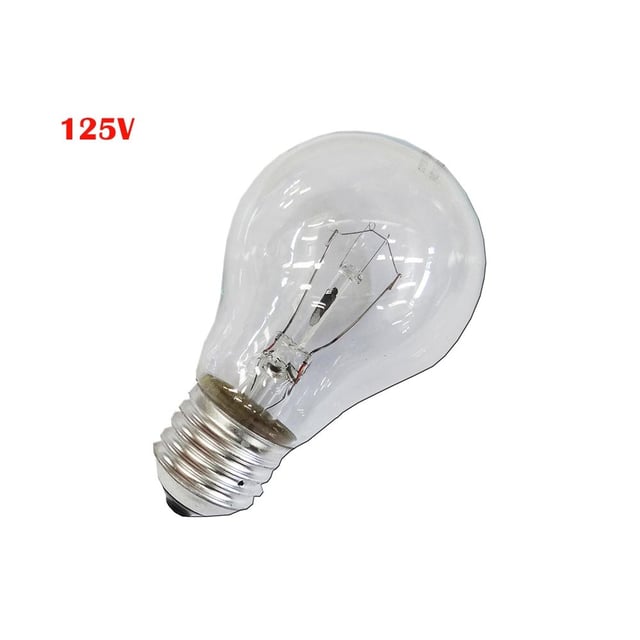 Ampoule incandescente standard claire 60w e27 125v (uniquement à usage industriel)