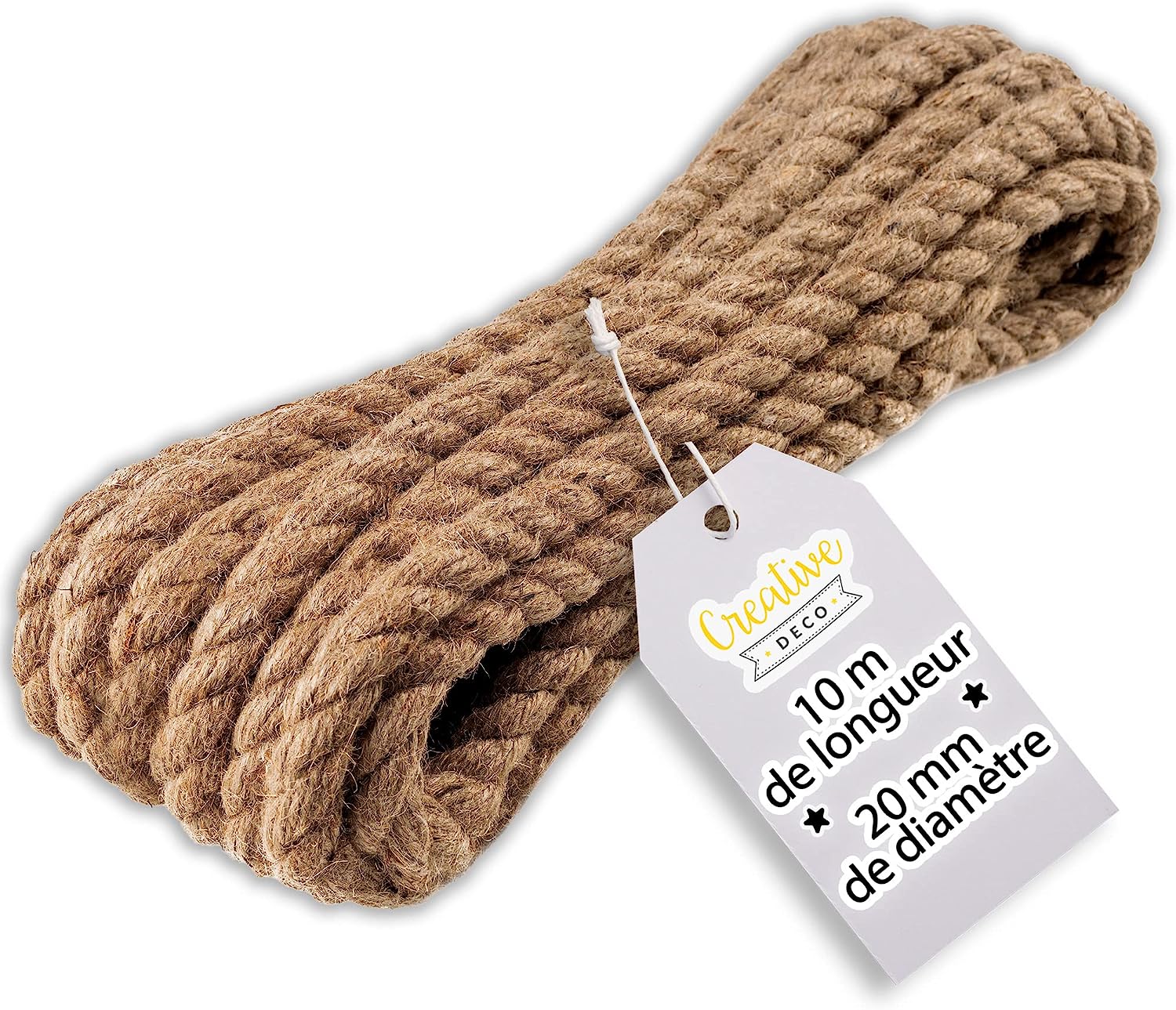 Corda In Sisal Per Tiragraffi – Alta Qualità, Naturale, 6 Mm, In Diverse Lunghezze