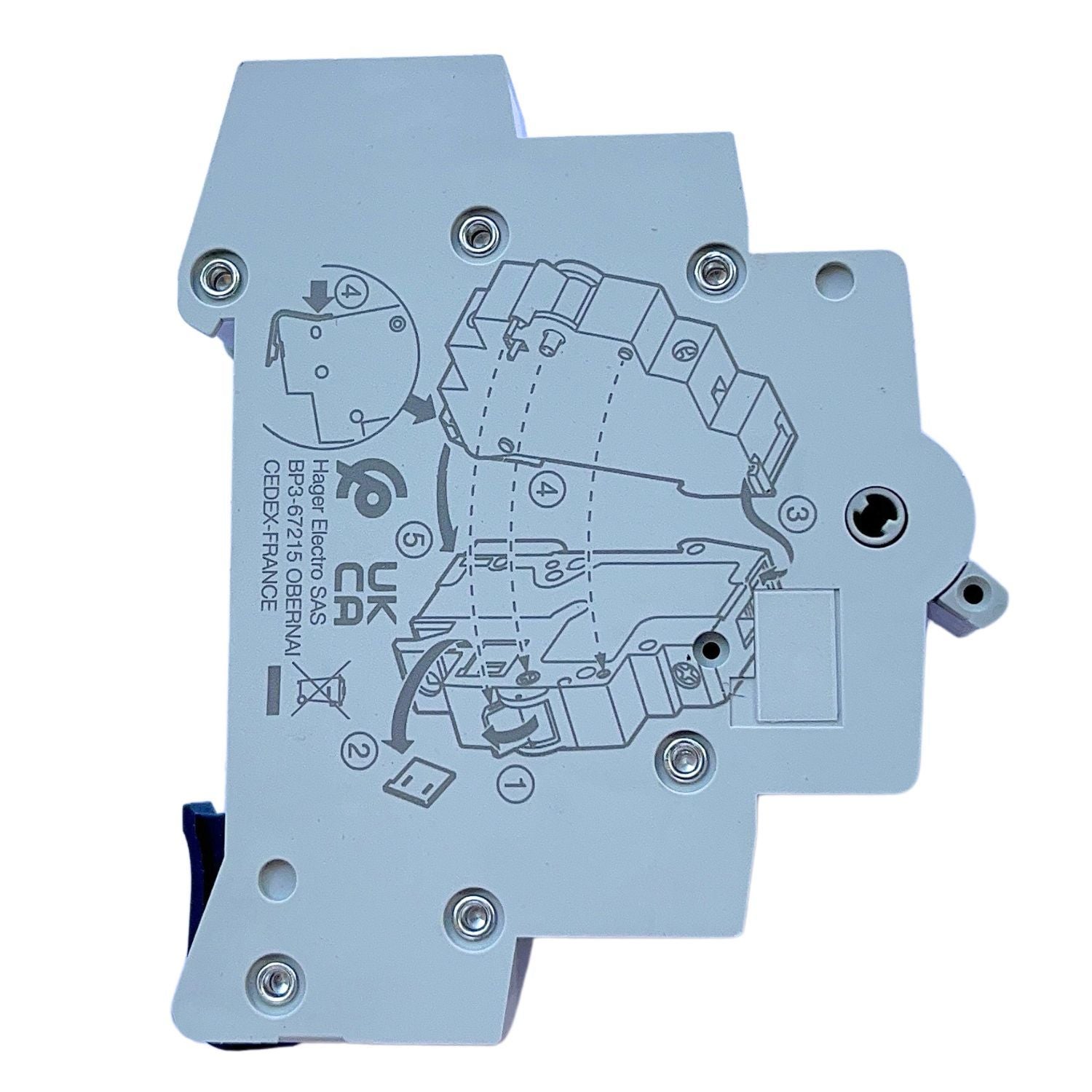 Hager - Bobine émission 230-415V AC courbe C 110-130V DC - MZ203 - 2