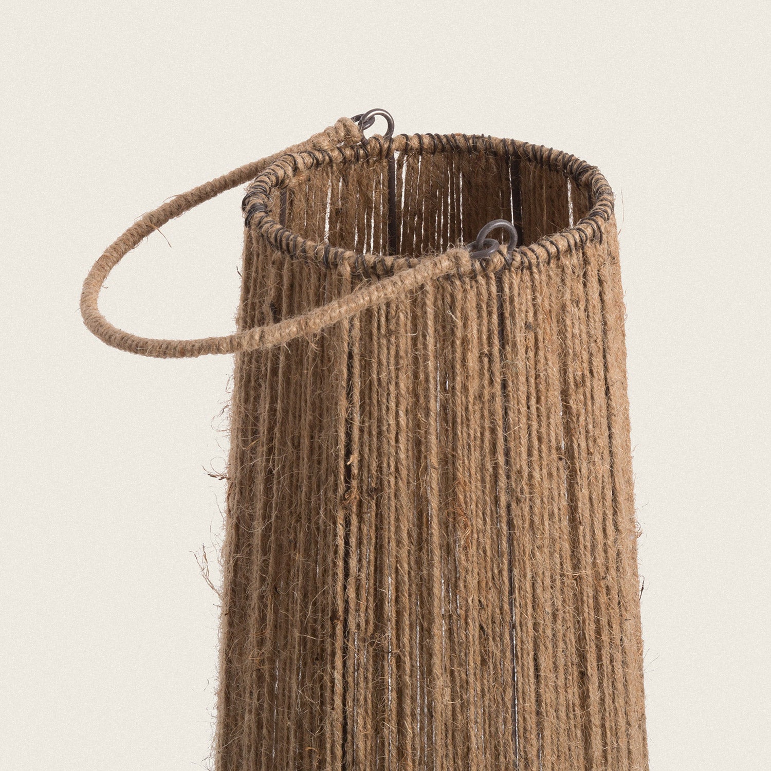 Lampadaire LED 1W Extérieur Nora - 1000 mm - Corde de Chanvre - 2