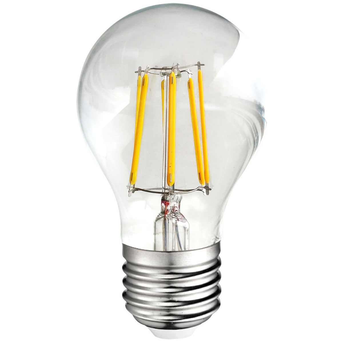 Żarówka LED COB E27 7W kulka przezroczysta Ciepła biel 3000K 806lm Polux
