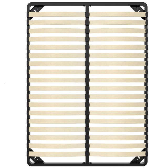 TEENO Sommier 140x190 cm, 2x18 lattes, lit avec sommier à lattes, sans pieds
