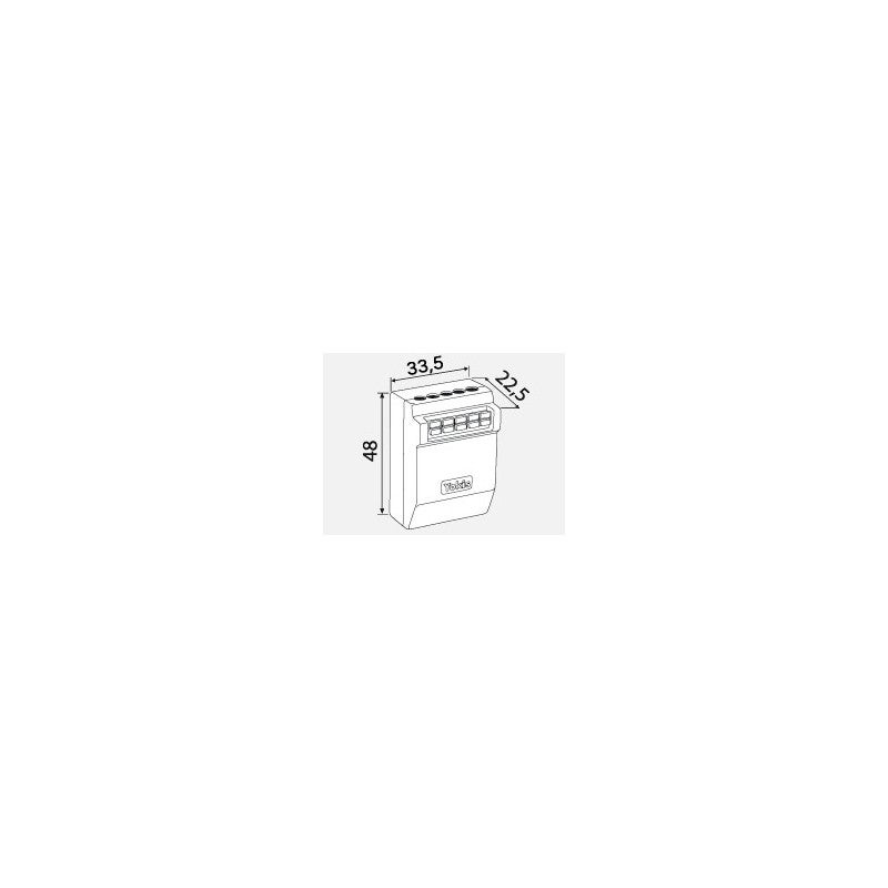 YOKIS - Micromodule volet roulant encastré radio Power - MVR500ERP - 4