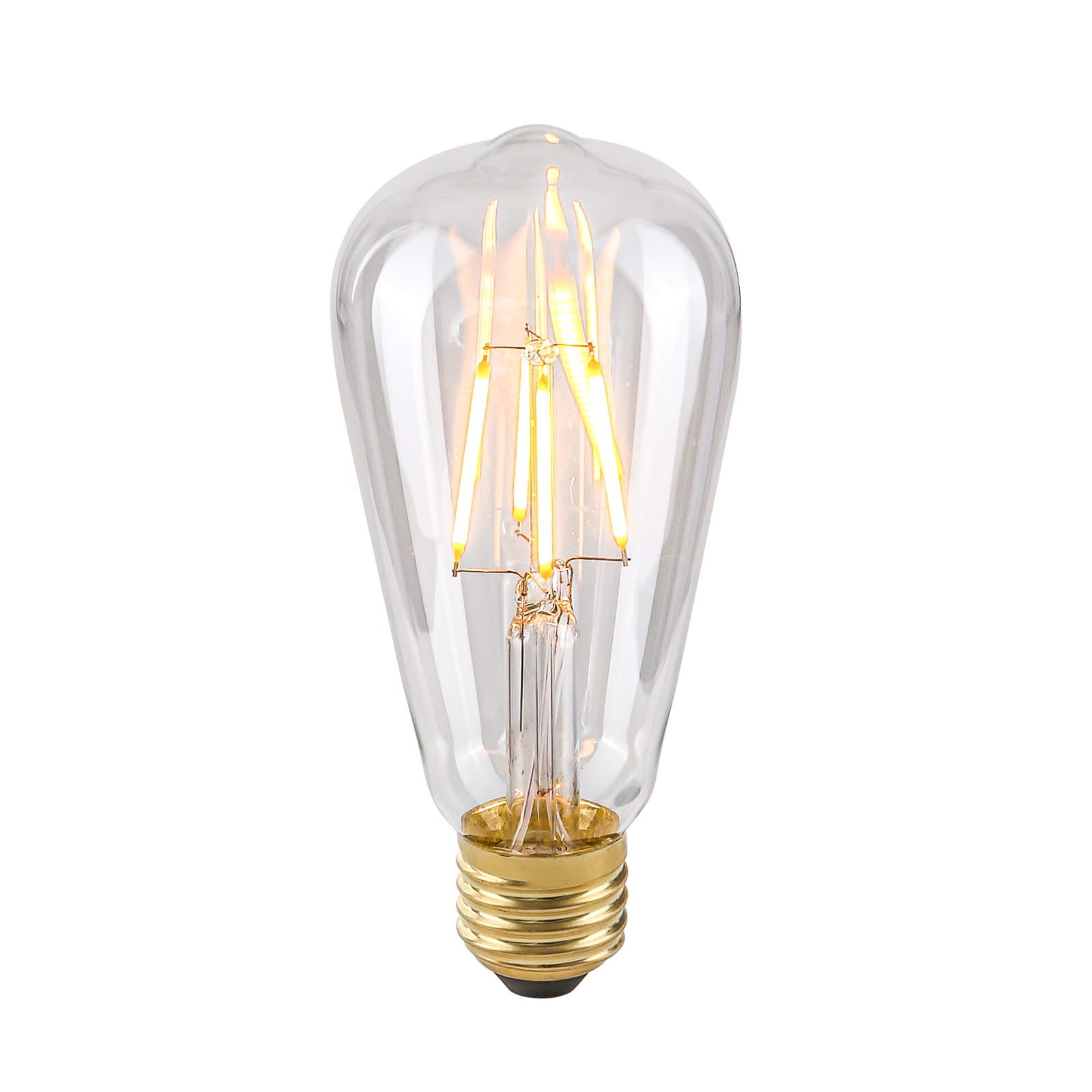 Żarówka dekoracyjna Edisona LED E27 4W kulka przezroczysta Ciepła biel 2200K 400lm Italux