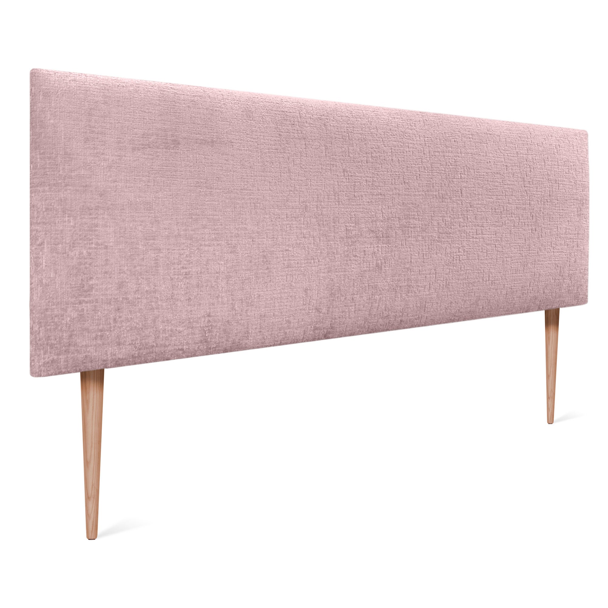 DHOME Testiera in Velluto a Coste Tinta Unita con Bottoni e gambe Testiera Imbottita Moderna di Fascia alta Camera da Letto (Grigio, 150x115cm) | Leroy Merlin