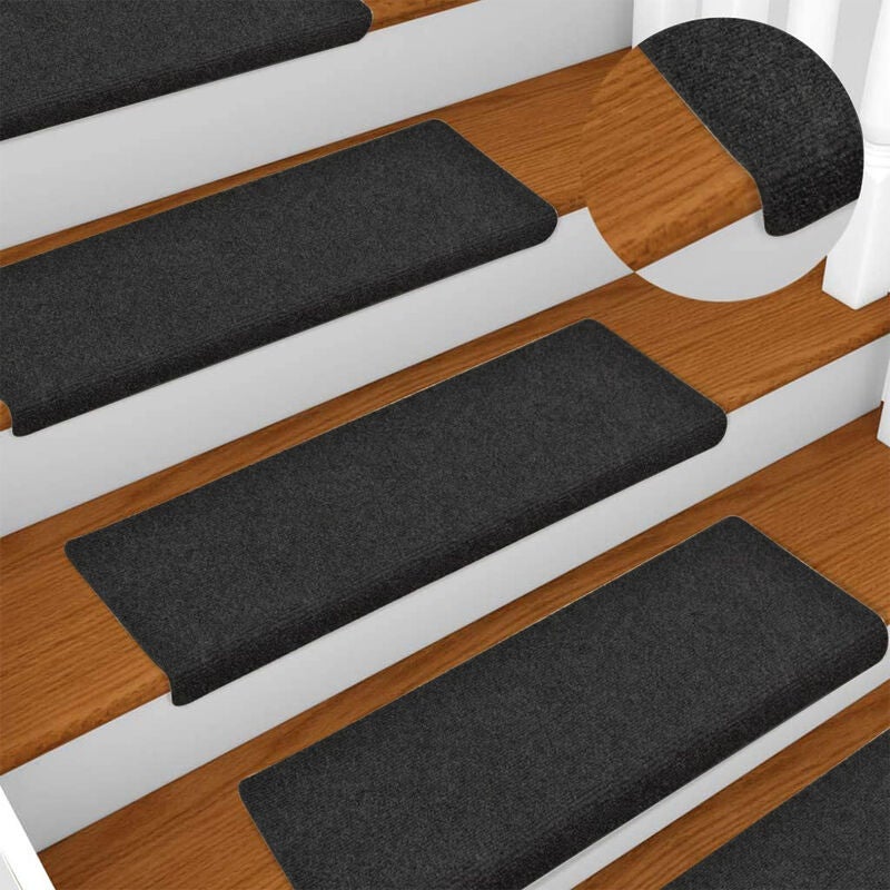3 Tapis D'escalier Antidérapants Pour Camping-car - Polyester Résistant Intempéries, 48x18 Cm Environ