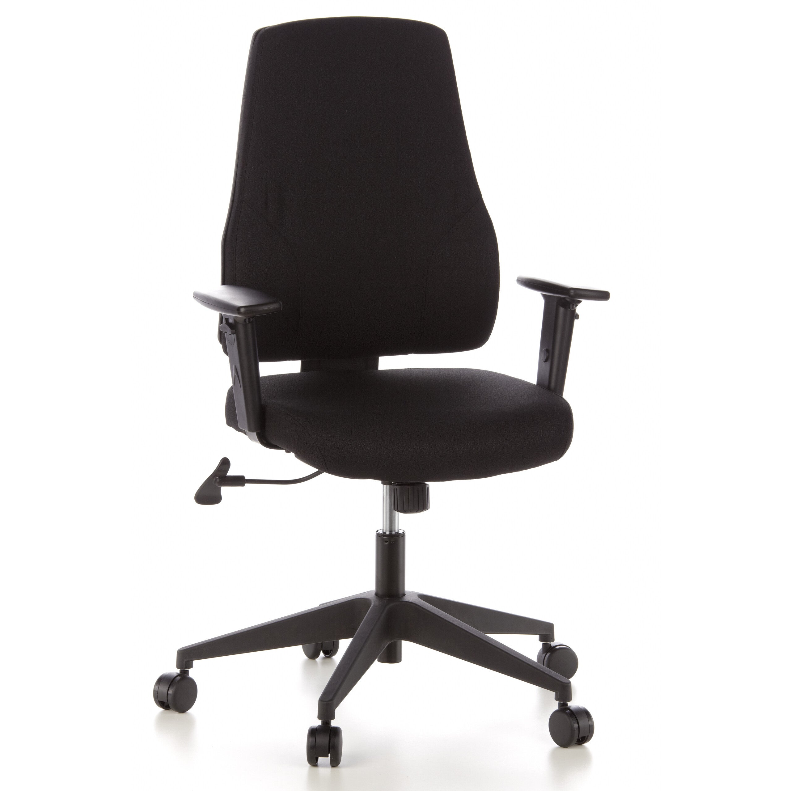 Krzesło biurowe / krzesło obrotowe PRO-TEC 100 tkanina czarna Krzesło biurowe hjh OFFICE