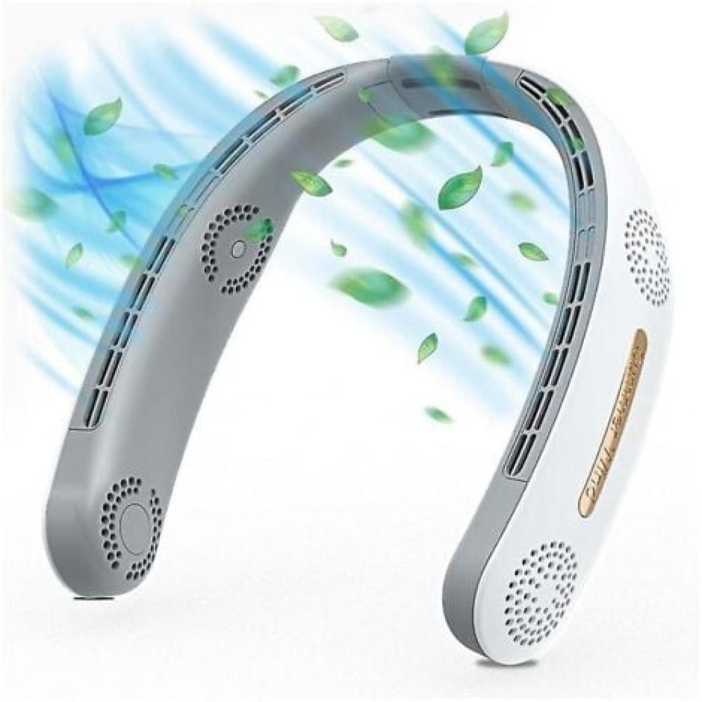 Ventilatore da collo, ventilatore da collo portatile da 4000 mAh, raffreddamento senza pale a 360°, ventilatore da collo personale ricaricabile a mani | Leroy Merlin Ventilatore da collo, ventilatore da collo portatile da 4000 mAh, raffreddamento senza pale a 360°, ventilatore da collo personale ricaricabile a mani | Leroy Merlin