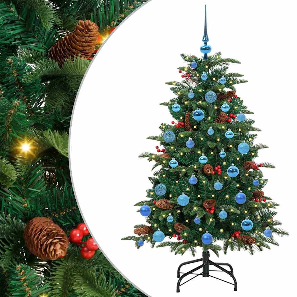 Sztuczna choinka Zielony 150 cm PVC, Metal i Plastik