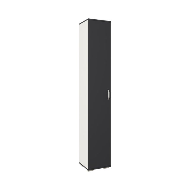 Armoire haaus Como, 1 Porte, Anthracite/Blanc, L 33 x P 35 x H 200 cm
