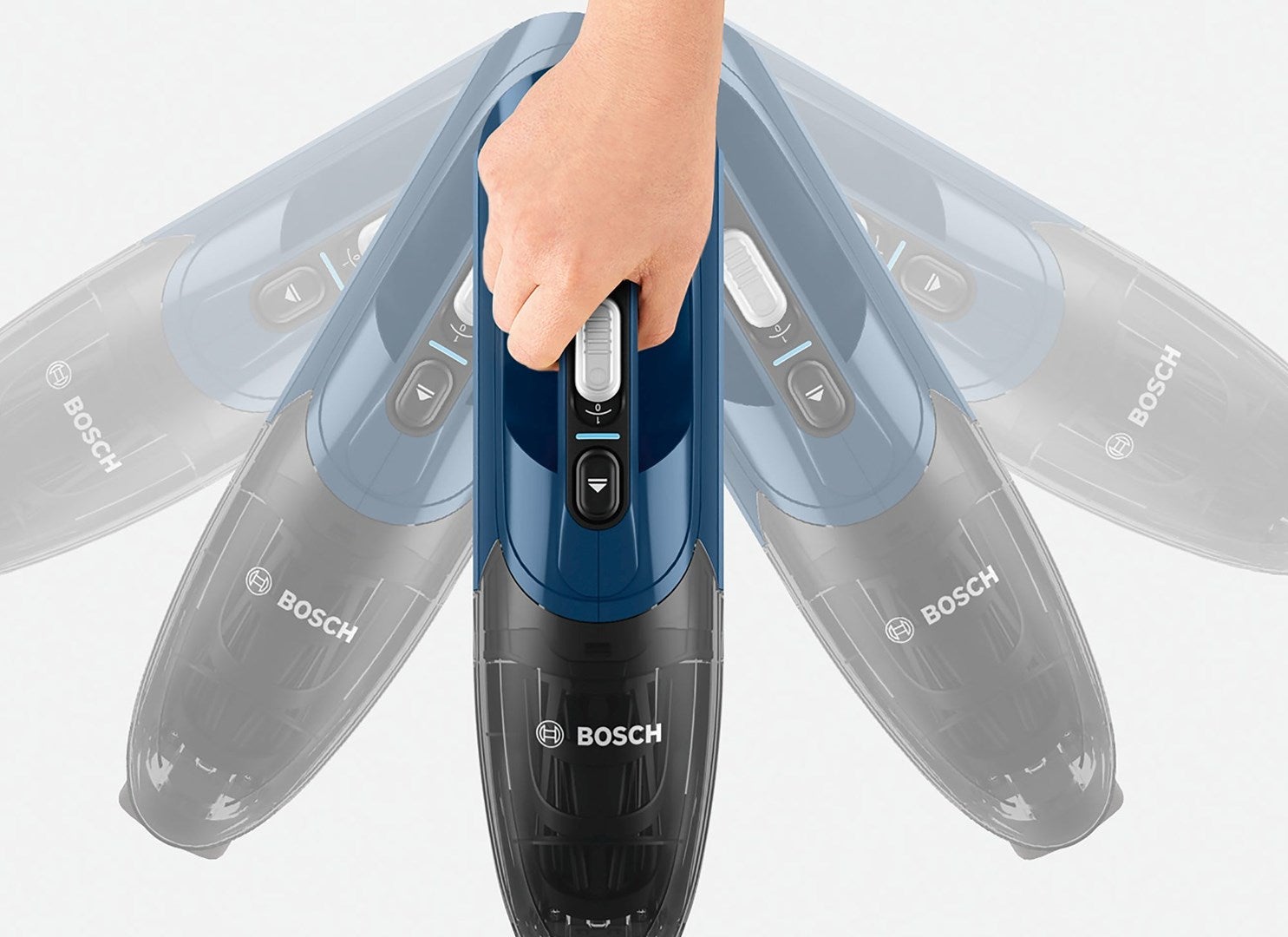 Aspirador de pó sem saco Bosch Série 2 BBHF216, azul - 5