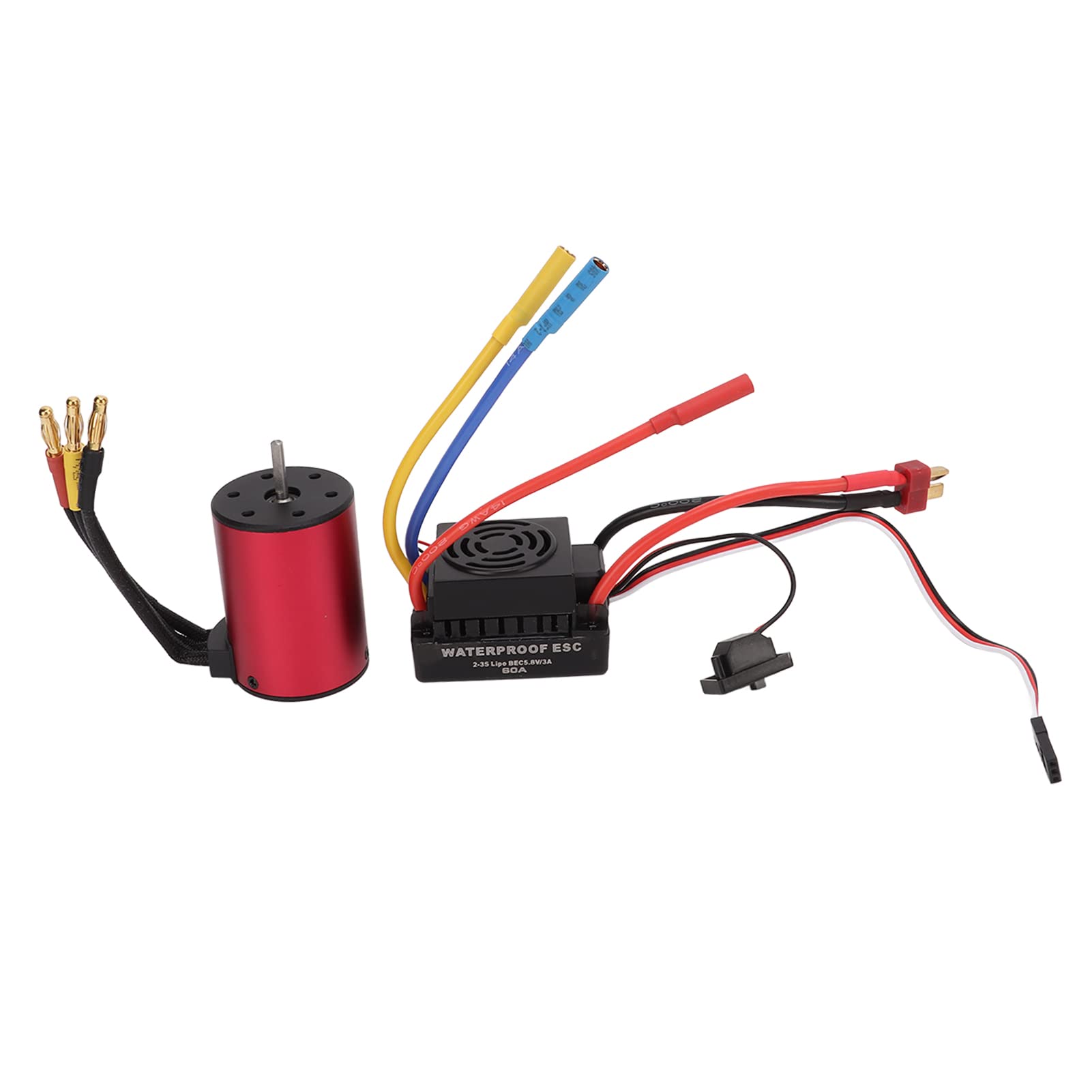 Dilwe moteur sans balais RC avec carte de programme 4300KV RC Brushless