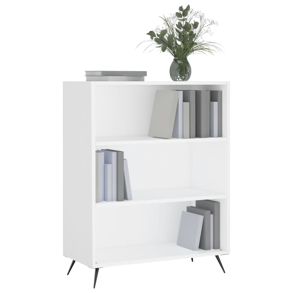Bibliothèque pour Séjour en Bois Marron H. 90 x l. 32.5 x P. 69.5 cm - 3