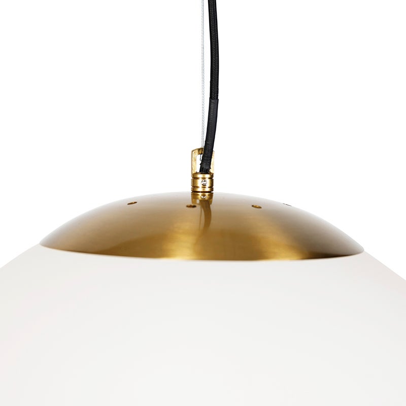 Lampada a sospensione scandinava smart oro con vetro opale 40cm incl. WiFi A60 - Ball 40 - 4