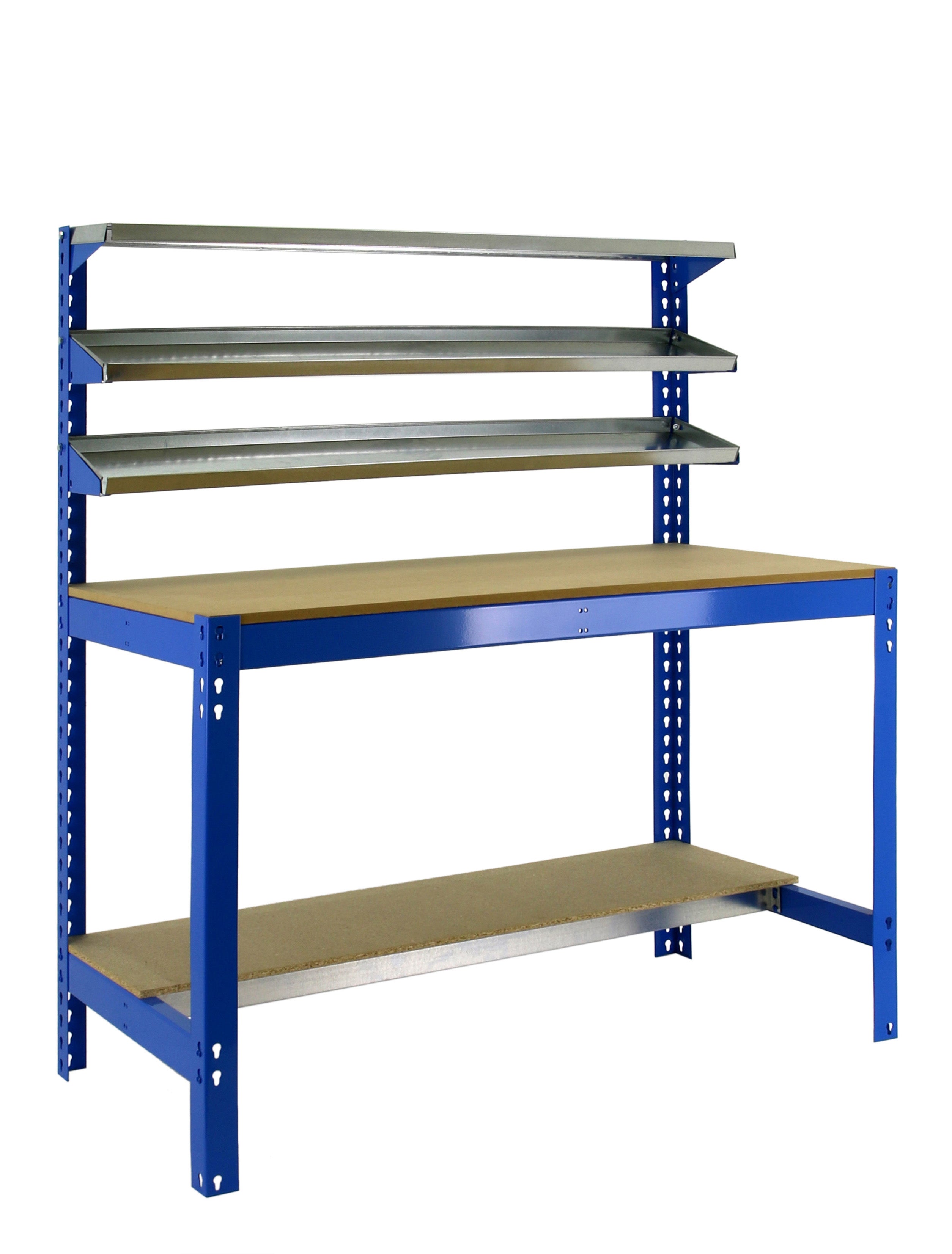 Stół warsztatowy Simonrack BT1 900 stal i drewno niebieski