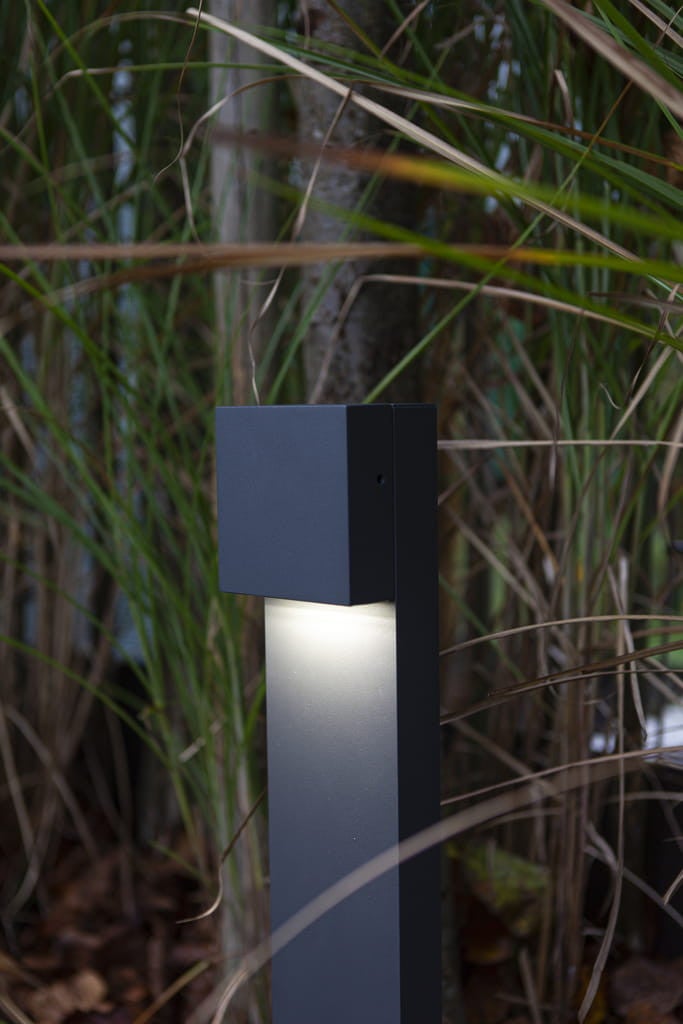 Lampa ogrodowa stojąca Gemini antracyt LED 9.2W 4000K 800lm IP54 wym: 65 x 11 x 9,2 cm aluminium Lutec - 5