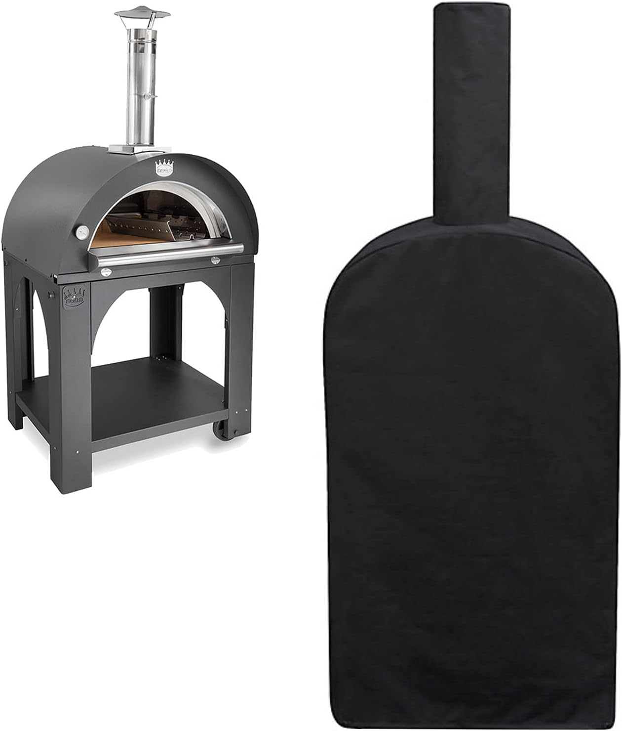 Uniwersalny pokrowiec premium na piec do pizzy, 165 cm - wytrzymały, trwały i wodoodporny.