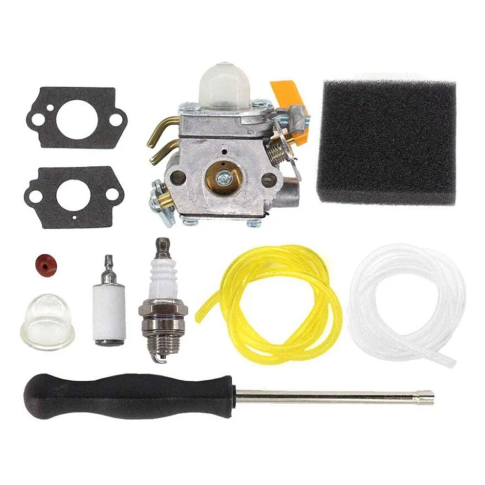 Gaźnik do kosiarki do Ryobi RBC30SESA RBC30SBSA RHT2660DA RLT30CESA RLT30SESA RPR3025JA. Zamiennik dla ZAMA C1U-H60D C1U-H60E.