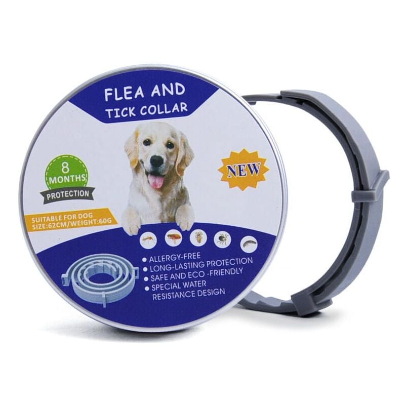 Collier AntiPuces et Tiques pour Chien Protection 8 Mois Résistant — free download