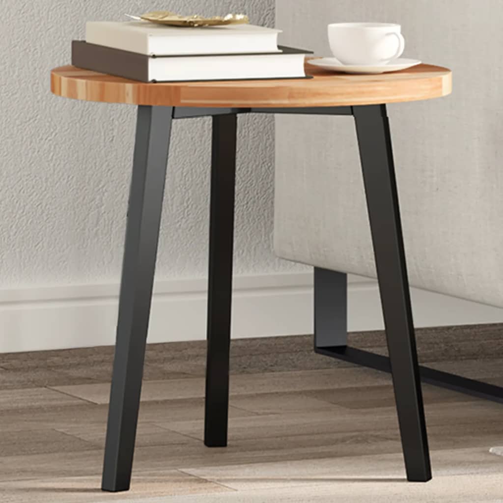 Tavolo rotondo in legno grigio chiaro, 30,5 cm, ricambio per tavoli da pranzo/caffè/rden, resistente, ideale per uso domestico ed esterno