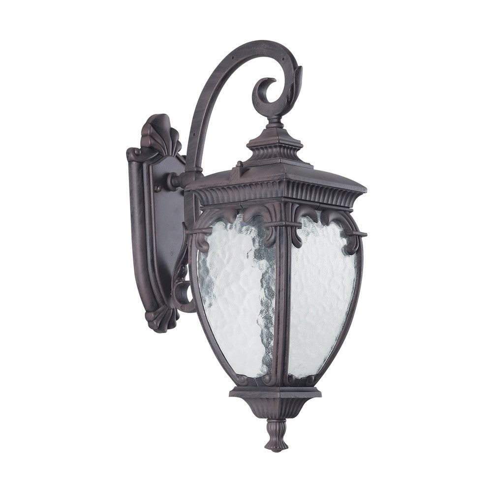 Kinkiet zewnętrzny FLEUR czarno-transparentny 1xE27x60W wym: 48x48x15 cm IP44 Maytoni