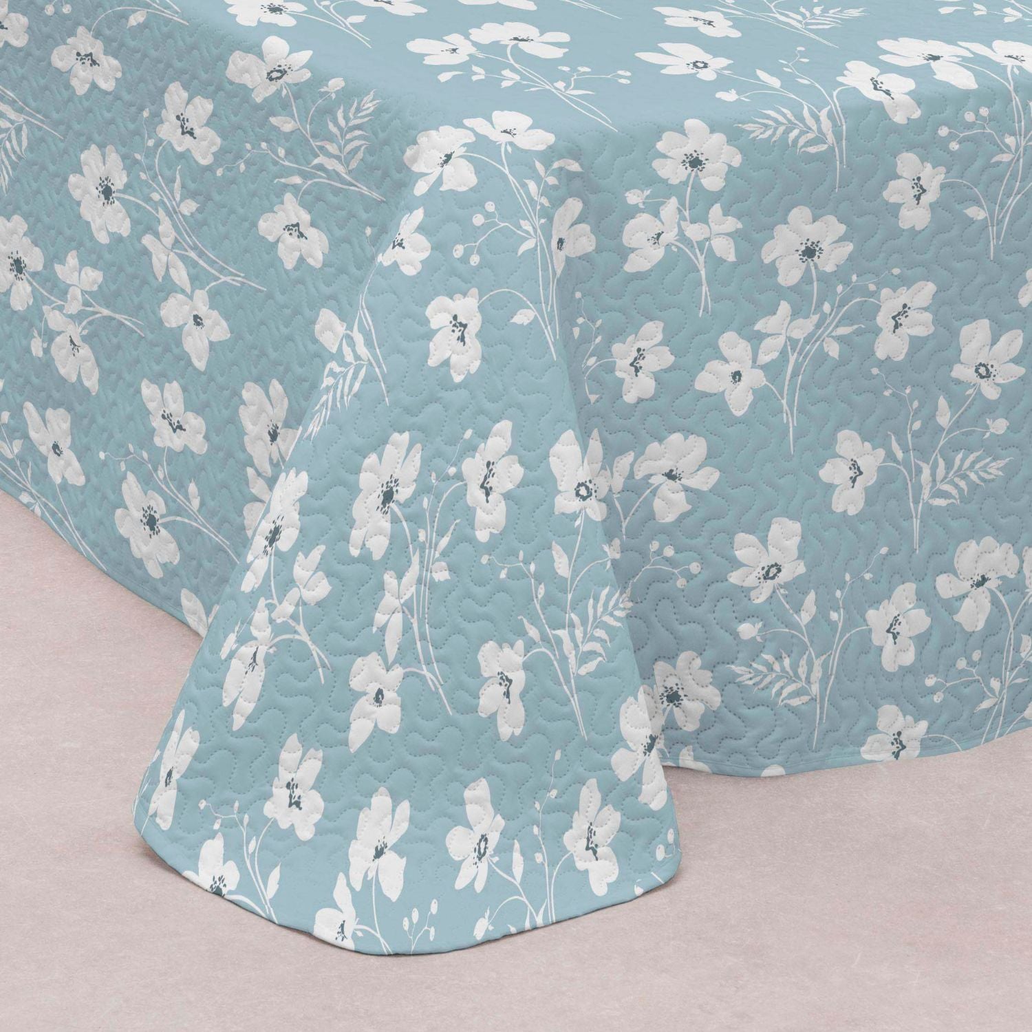 Couvre-lit Réversible Double Face Bouti Nal 150cm Donegal Collections - 4