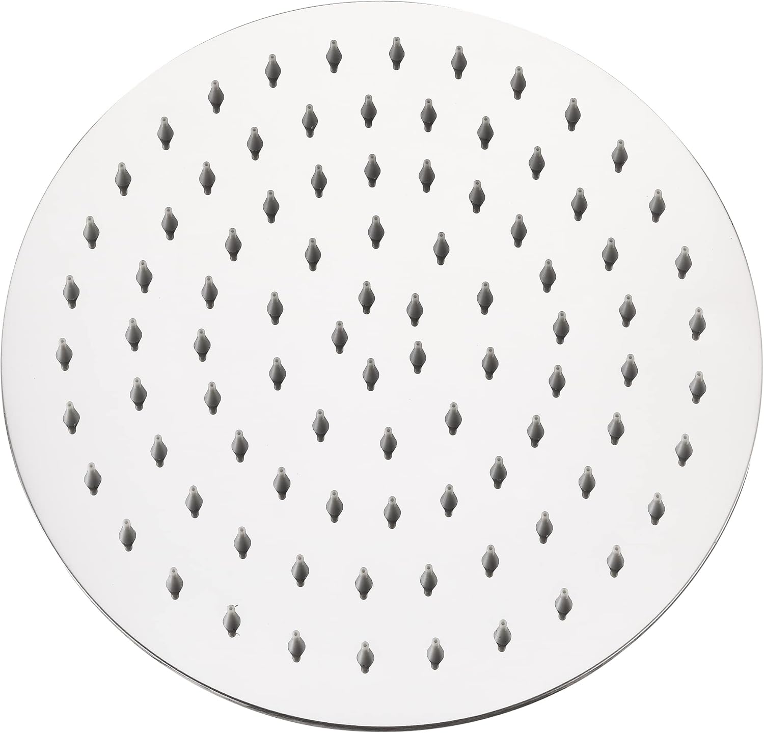 Okrągła deszczownica, ultracienka stal nierdzewna SS304, prysznic łazienkowy, 10 cali (25 cm)