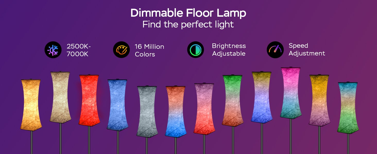 Lampadaire arc avec télécommande, LED E27 dimmable, abat-jour tissu brun 33 cm, style vintage argenté pour salon, chambre, hôtel - 9