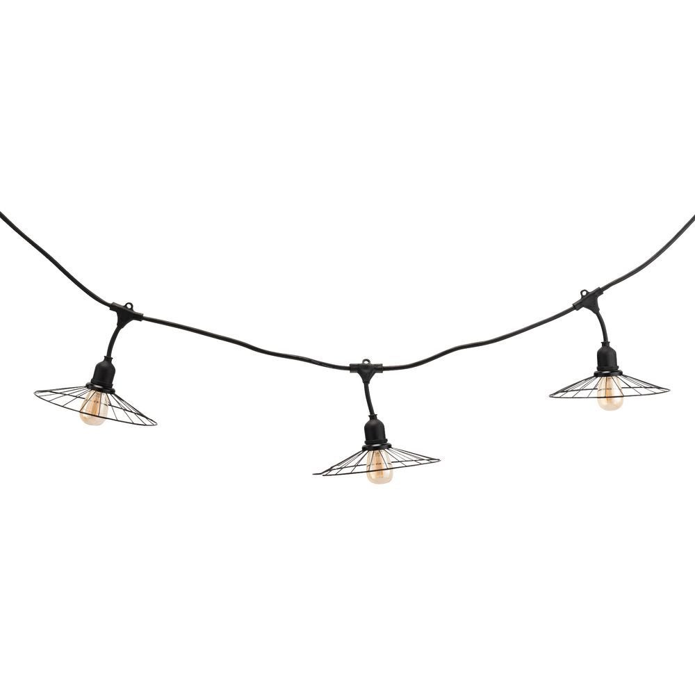 CHIC CAGE 10xE27 6M Metalowy sznur świetlny