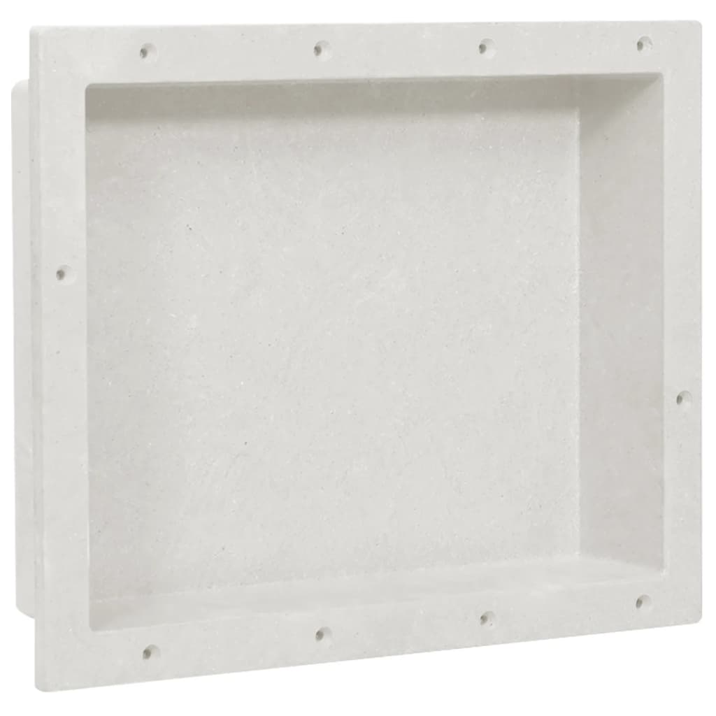 Niche De Douche Encastrable VidaXL - Blanc Mat - 32x62x9 Cm - Acier Inoxydable