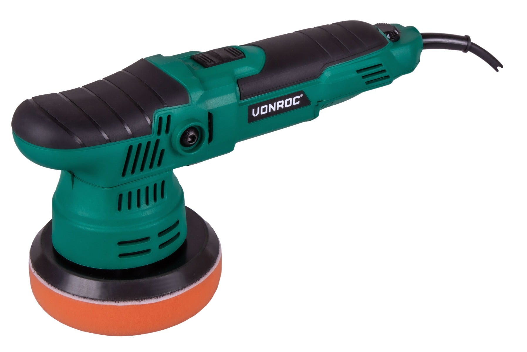 Polisseuse double action 650W VONROC - 125mm - 7 éponges et plateau de polissage inclus - 4