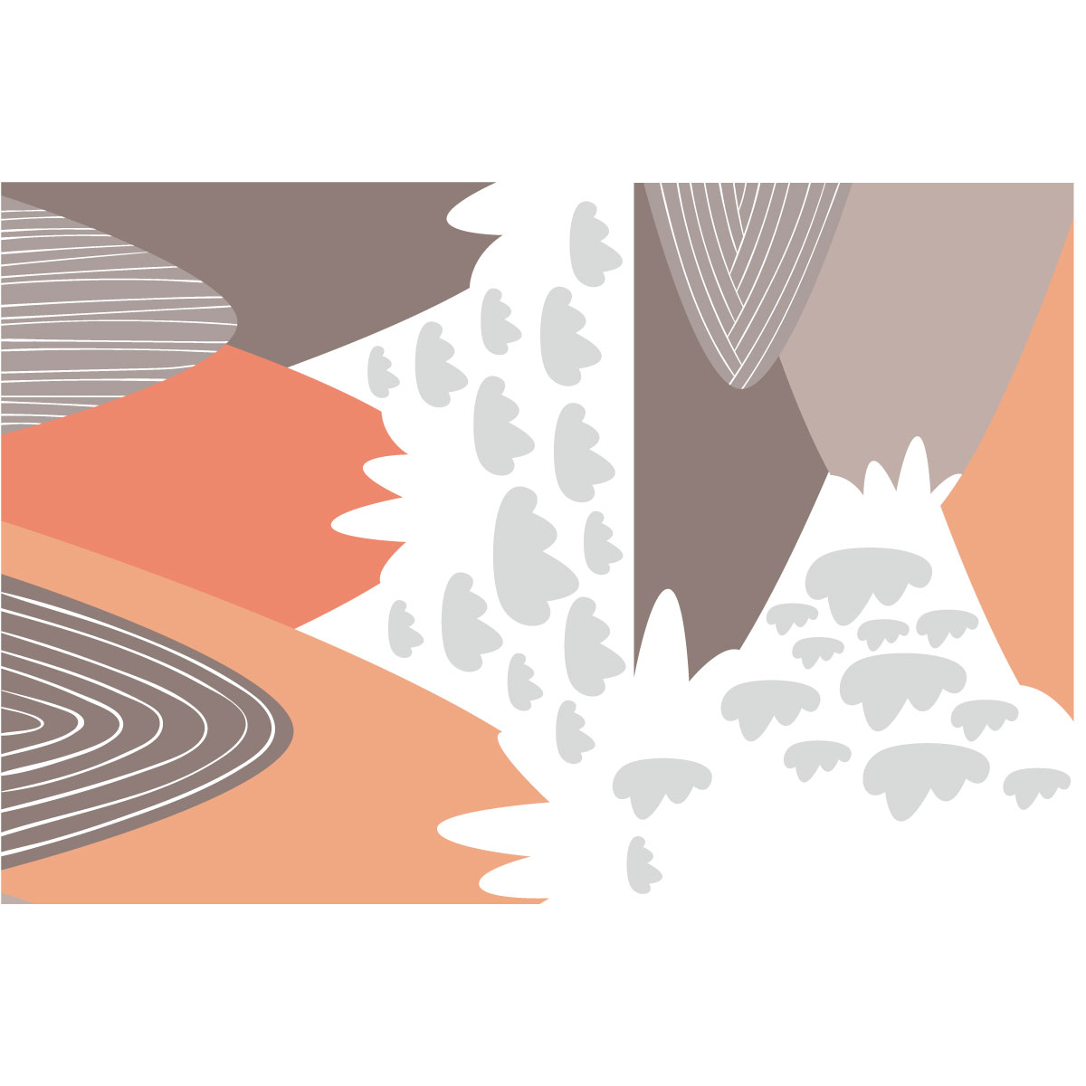 Adesivo bambino di montagna scandinavo franscika - Sticker adesivo - adesivi murali - 80x120cm - 4