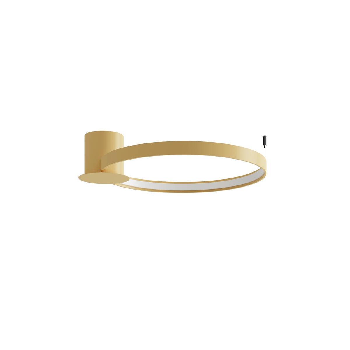 Plafon Rio okrągły złoty LED 21W 3000K 2777lm wym: 12,5 x 61 cm IP20 aluminium Thoro Lighting