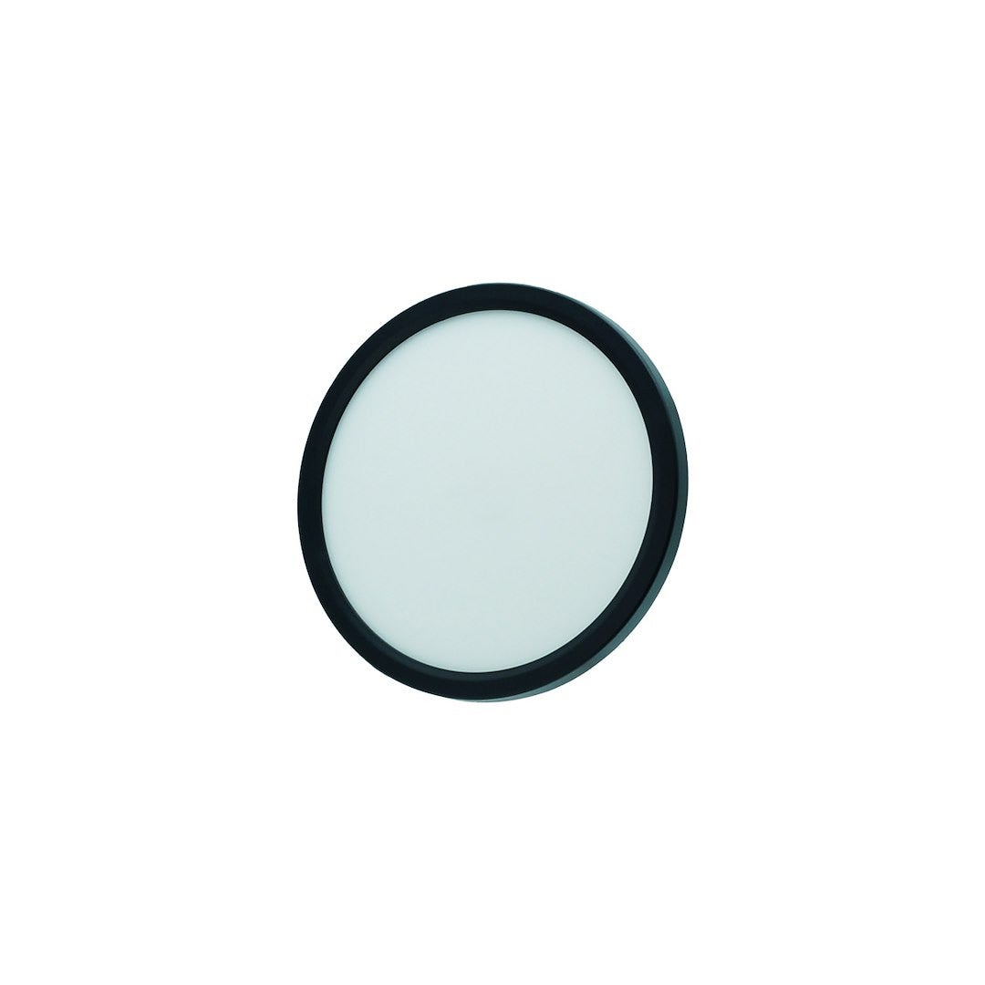 Plafon Denver okrągły czarno-biały LED 18W 3000K-6000K 1800lm wym: 3 x 23 cm IP20 metal IdeaLED