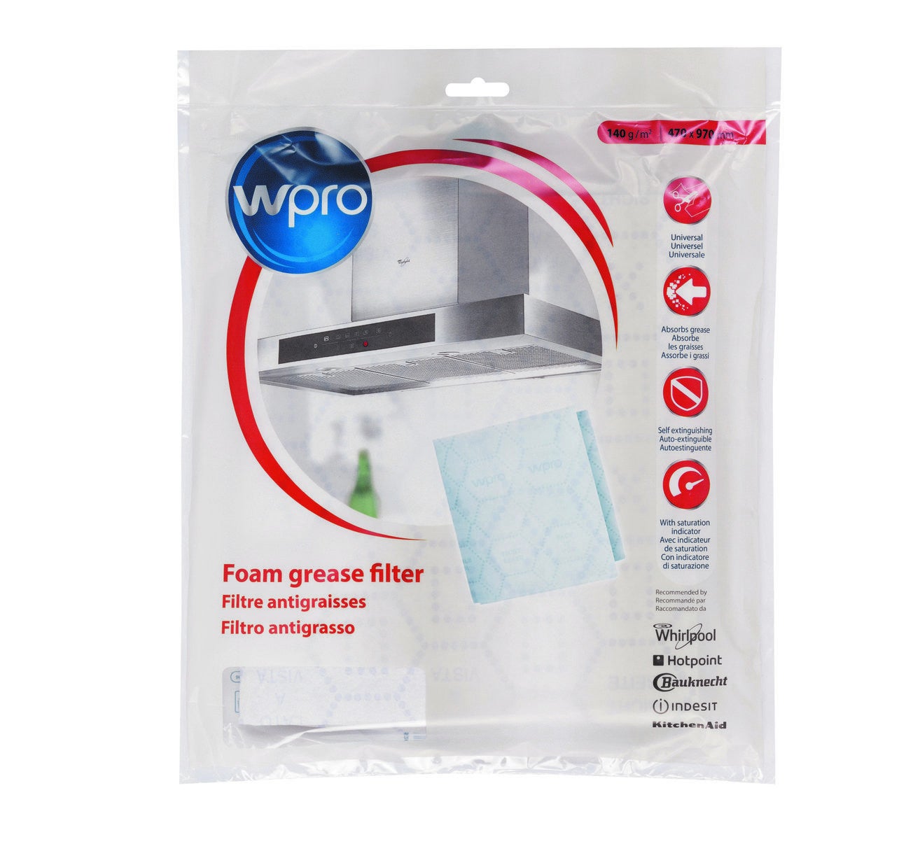 Vhbw 2 Filtri Spugna Per Asciugatrice Miele: Sostituisce 00916476100017, Per TCD440WP, TCD450WP, TCE620WP E Altri