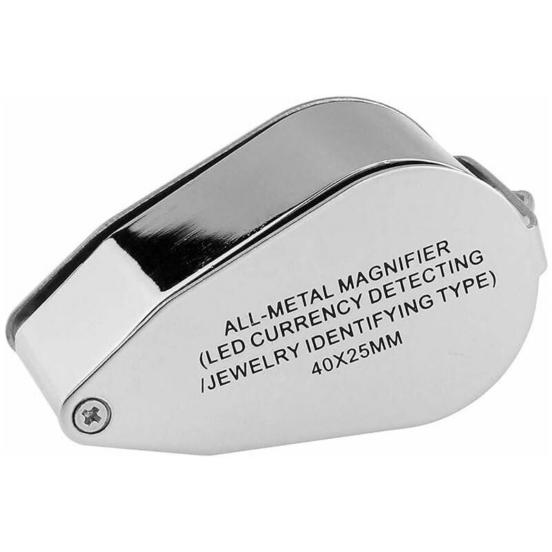 Lente D'Ingrandimento 30X/60X Per Gioielli - Con 2 Luci LED, Pieghevole, Per Collezionisti E Orefici - Foto 4