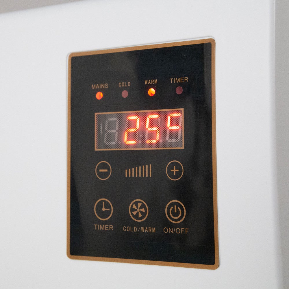 Chauffage + Ventilateur PTC 1500W Blanc Télécommande - 5