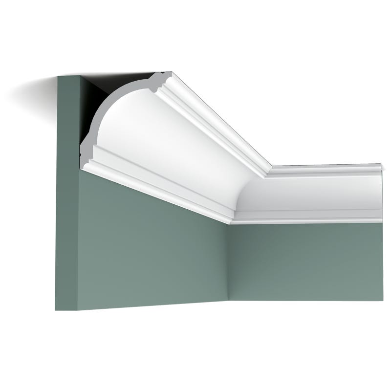 Corniche Moulure Cimaise Décoration de stuc Orac Decor CX101 AXXENT Profil décoratif du mur 2 m Corniche Moulure Cimaise Décoration de stuc Orac Decor CX101 AXXENT Profil décoratif du mur 2 m