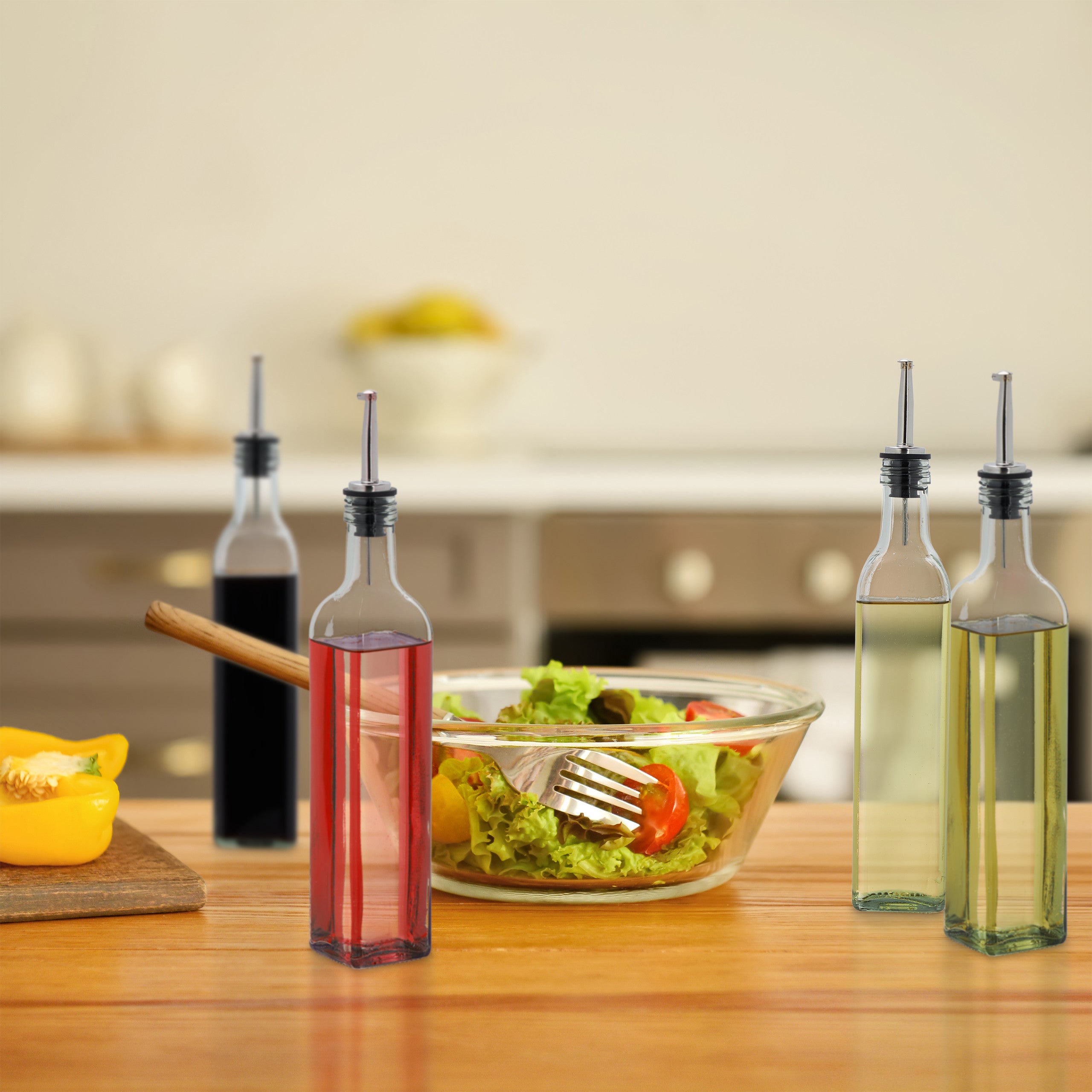 Bouteilles À Bec Verseur Pour Huiles Et Vinaigrettes