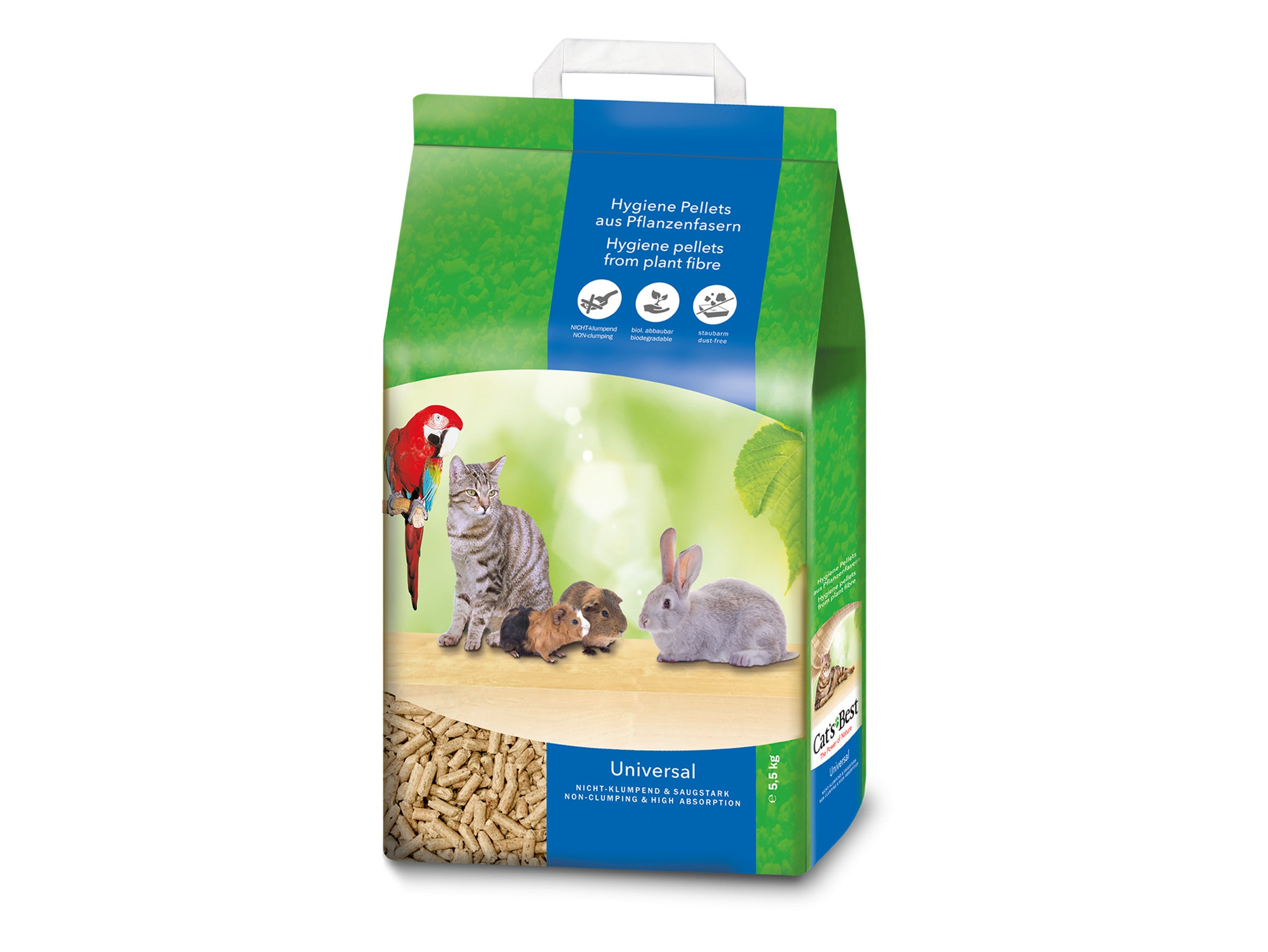 Cats Best Universal Ninhada biodegradável para coelhos, gatos e pequenos roedores - 20 L - 3