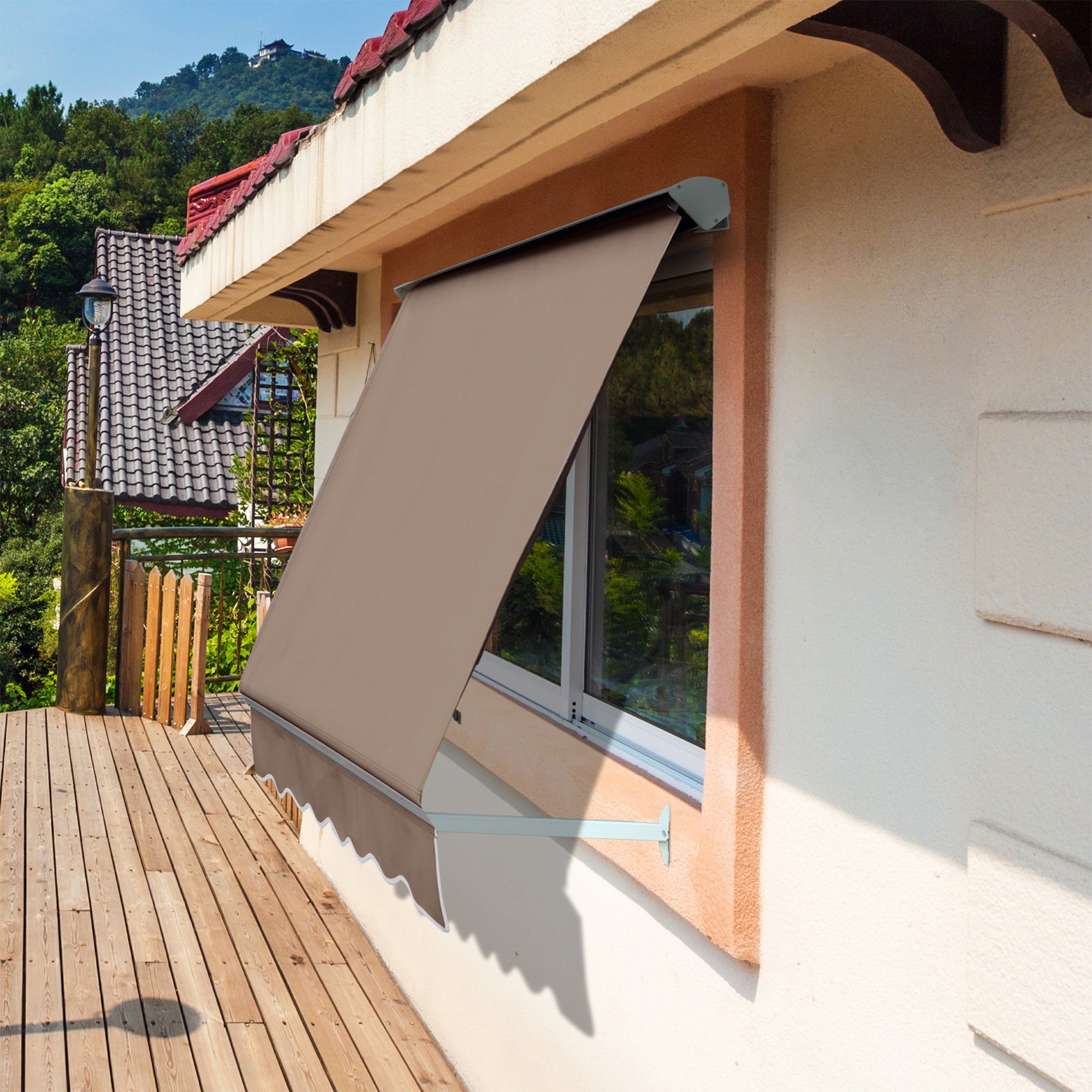 store banne Aluminium Outsunny - 2