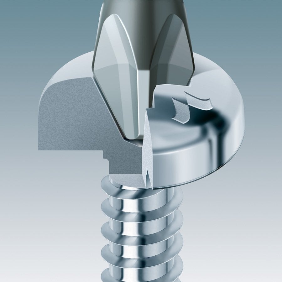 Viti autofilettanti testa cilindrica acciaio zincato bianco - 3